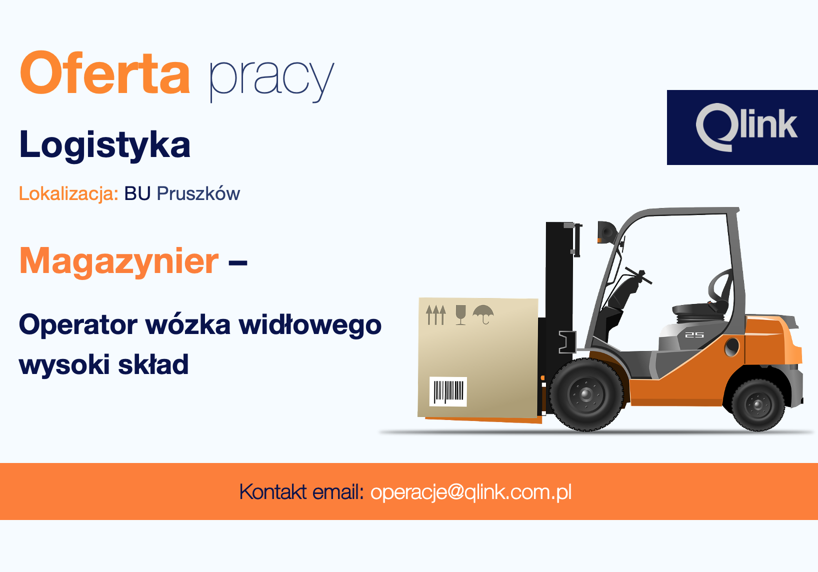 Ogłoszenie o pracę - magazynier